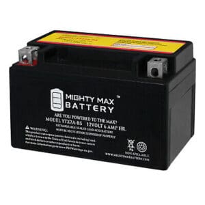 The mighty max battery is shown on a white background.