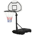 A basketball hoop and net.