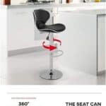 The seat can swivel swivel swivel swivel swivel s.