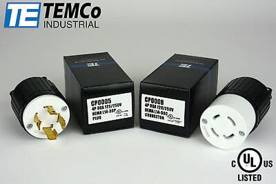 NEMA L14-30P / L14-30R Plug Set