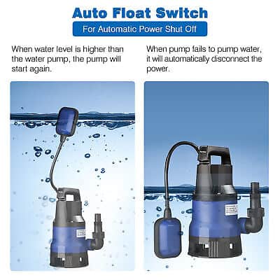 Auto float switch for automatic power shed oil.