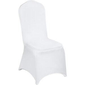 A white chair cover on a white background.