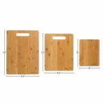 3 piece bamboo cutting board set.