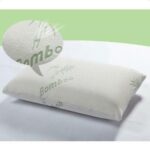 Bamboo memory foam pillow.