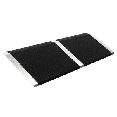 A black and silver ramp on a white background.