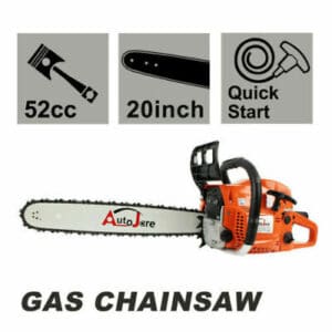 An image of a gas chainsaw.