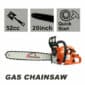An image of a gas chainsaw.