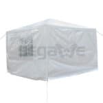 A white tent on a white background.