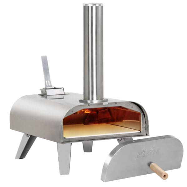 A pizza oven on a white background.
