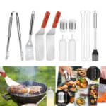 Steel BBQ Grill Tool Set Spatula