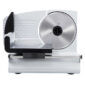 A meat slicer on a white background.