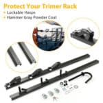 Protect your trimmer rack.