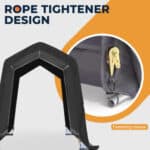 Rope tightener design.