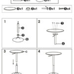 Instructions for a table.