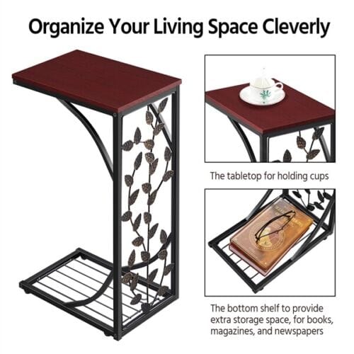 Organize your living space cleverly side table.