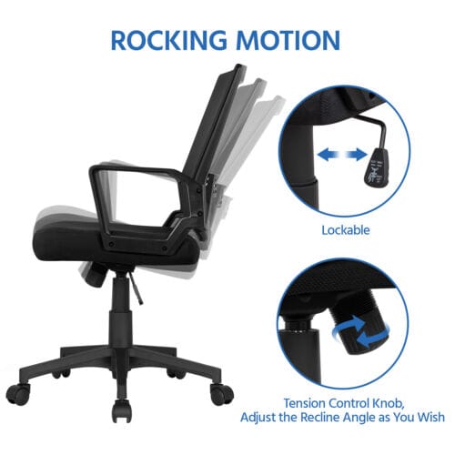Rocking motion office chair.