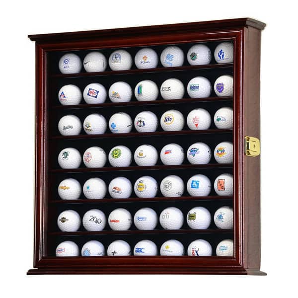 49 Golf Ball Display Case Cabinet Wall Rack Holder 2