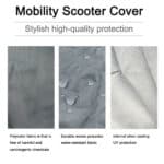 A picture of a mobility scooter cover.