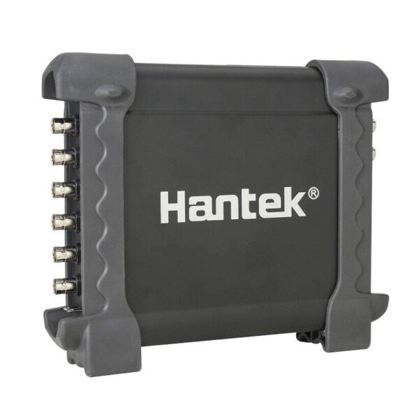 A hantek branded electronic device with multiple connector ports.