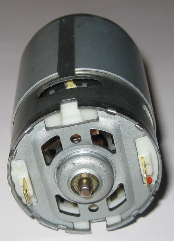Electric dc motor commonly used in small electronic devices and toys.