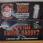 Box of "the original smoke daddy" cold smoke generator for bbq grills and smokers.