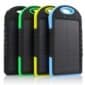 Four solar power banks in different colors.