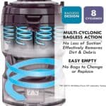 Black & decker multicyclic bagless action vacuum cleaner.