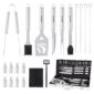 Bbq tool set with utensils and utensils.
