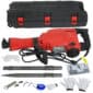 A set of tools and accessories for a hammer drill.