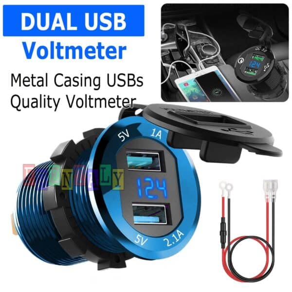 Digital Voltmeter Voltage Meter Battery Gauge