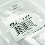 A package of wire with a barcode on it.