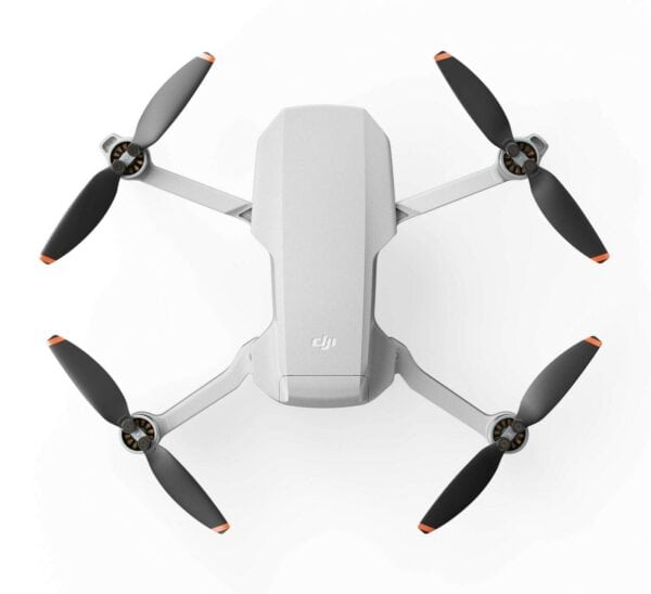 The dji mavic pro is shown with two propellers.