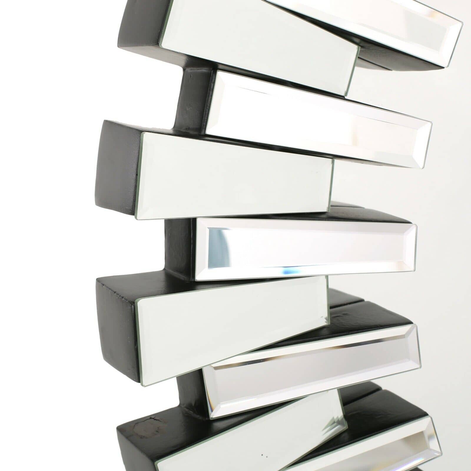 A stack of mirrors stacked on top of each other.