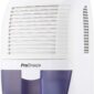 A white and purple air humidifier.
