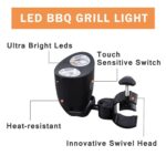 A led bbq light with different features.