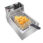 Stainless Steel Single Cylinder Electric Fryer 2500W