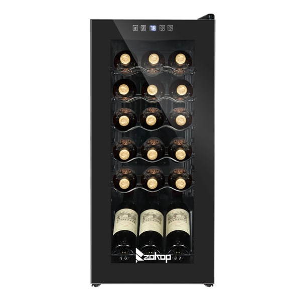ZOKOP Compressor Wine Cabinet Black