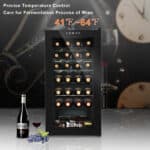 ZOKOP Compressor Wine Cooler Black