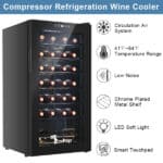 ZOKOP Compressor Wine Cooler Black