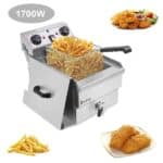 Zokop Stainless Steel Faucet Single Tank Deep Fryer