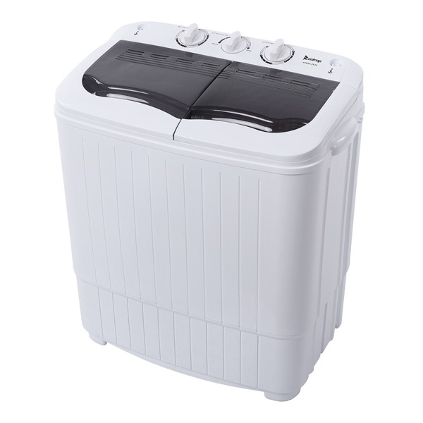 Zokop 14.3(7.7 6.6)lbs Semi-automatic Gray Cover Washing Machine 2
