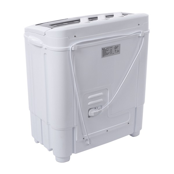Zokop 14.3(7.7 6.6)lbs Semi-automatic Gray Cover Washing Machine 3