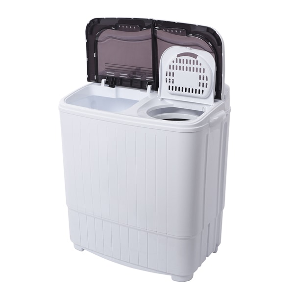 Zokop 14.3(7.7 6.6)lbs Semi-automatic Gray Cover Washing Machine 4