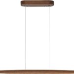 Wood Linear Pendant Hanging Light