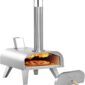BIG-HORN-OUTDOORS-12-Inch-Wood-Pellet-Burning-Pizza-Oven-Portable-Stainless-Steel-Pizza-Grill-with-Pizza-Stone-for-Outside