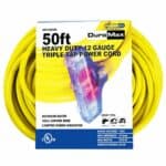 DuroMax-XPC12050C-50-Foot-12-Gauge-Triple-Tap-Extension-Power-Cord