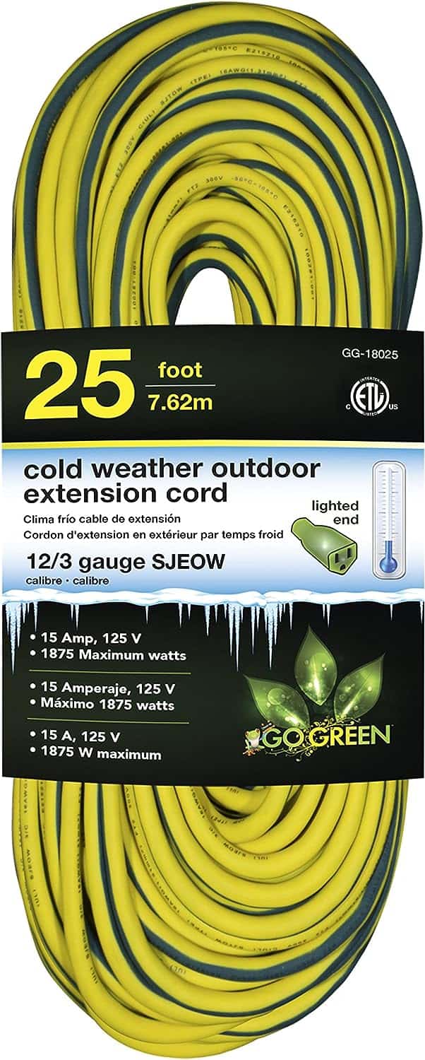GoGreen-Power-GG-18025-12-3-25-SJEOW-Cold-Weather-Extension-Cord-Yellow-UL-Approved