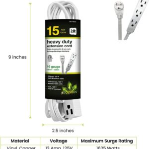 GoGreen-Power-GG-19615-16-3-15-3-Outlet-Extension-Cord-White-15-Ft-Cord