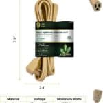 GoGreen-Power-GG-25609-14-3-9-SPT-Appliance-Cord-Beige-9-Ft