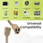 GoGreen-Power-GG-25609-14-3-9-SPT-Appliance-Cord-Beige-9-Ft